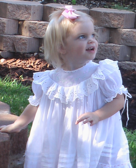 Antique Toddler Dress on Emma Rose